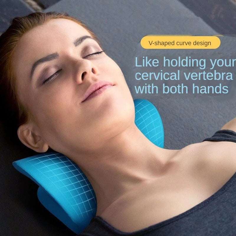 Neck Stretcher Relaxer Massage Pillow